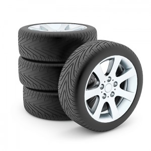 Tires with aluminium discs